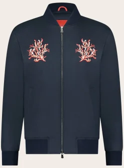 Bomberjack Met Print Van Wol, Zijde En Cashmere