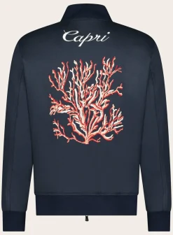 Bomberjack Met Print Van Wol, Zijde En Cashmere