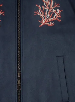 Bomberjack Met Print Van Wol, Zijde En Cashmere