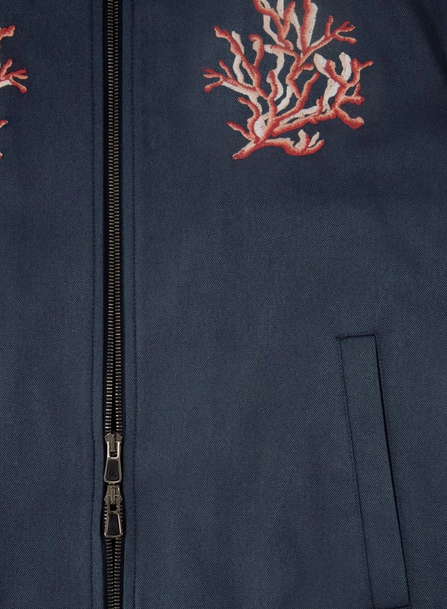 Bomberjack Met Print Van Wol, Zijde En Cashmere