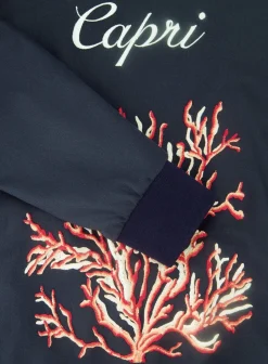 Bomberjack Met Print Van Wol, Zijde En Cashmere
