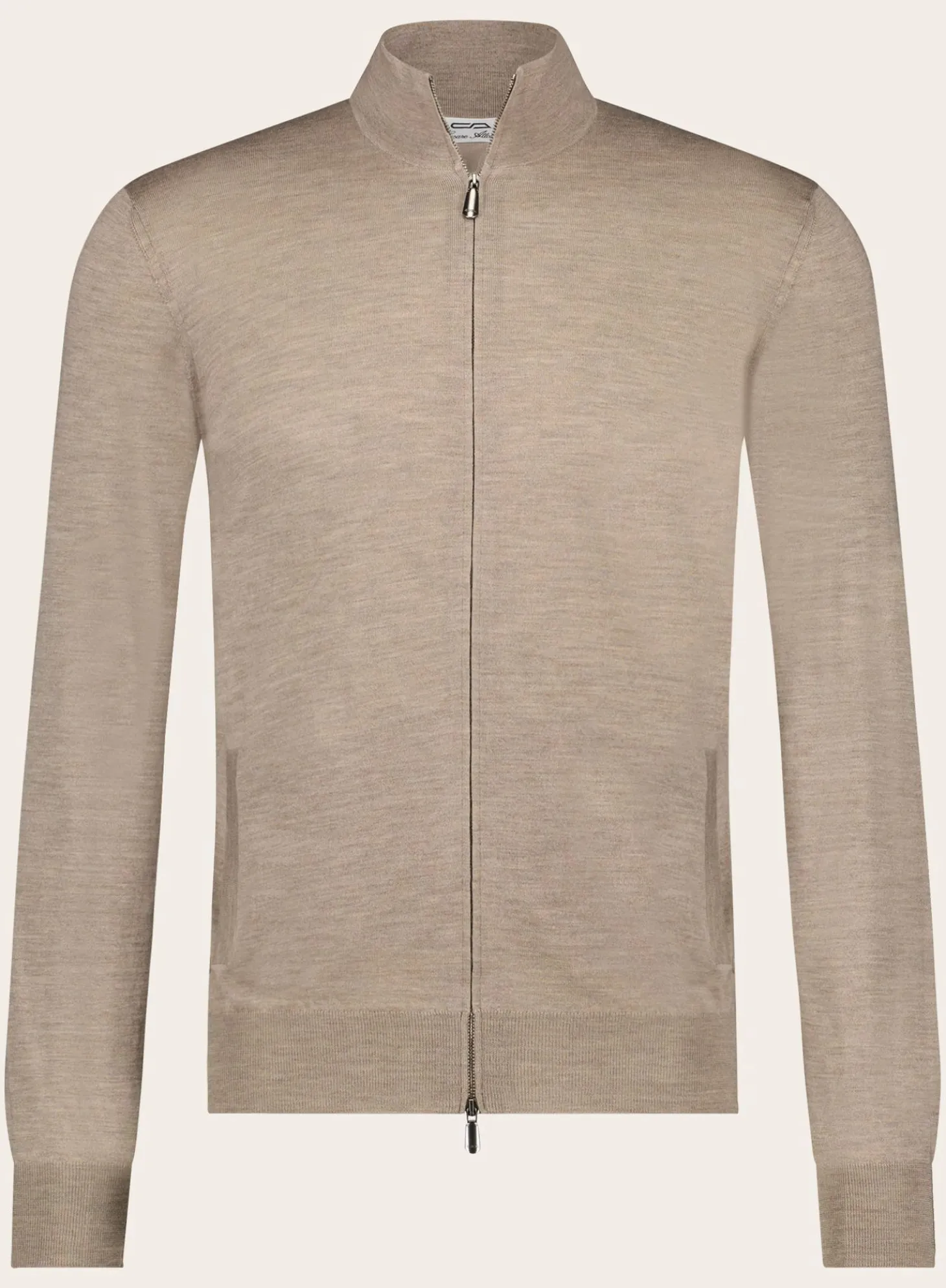 Cashmere-Zijden Ritsvest