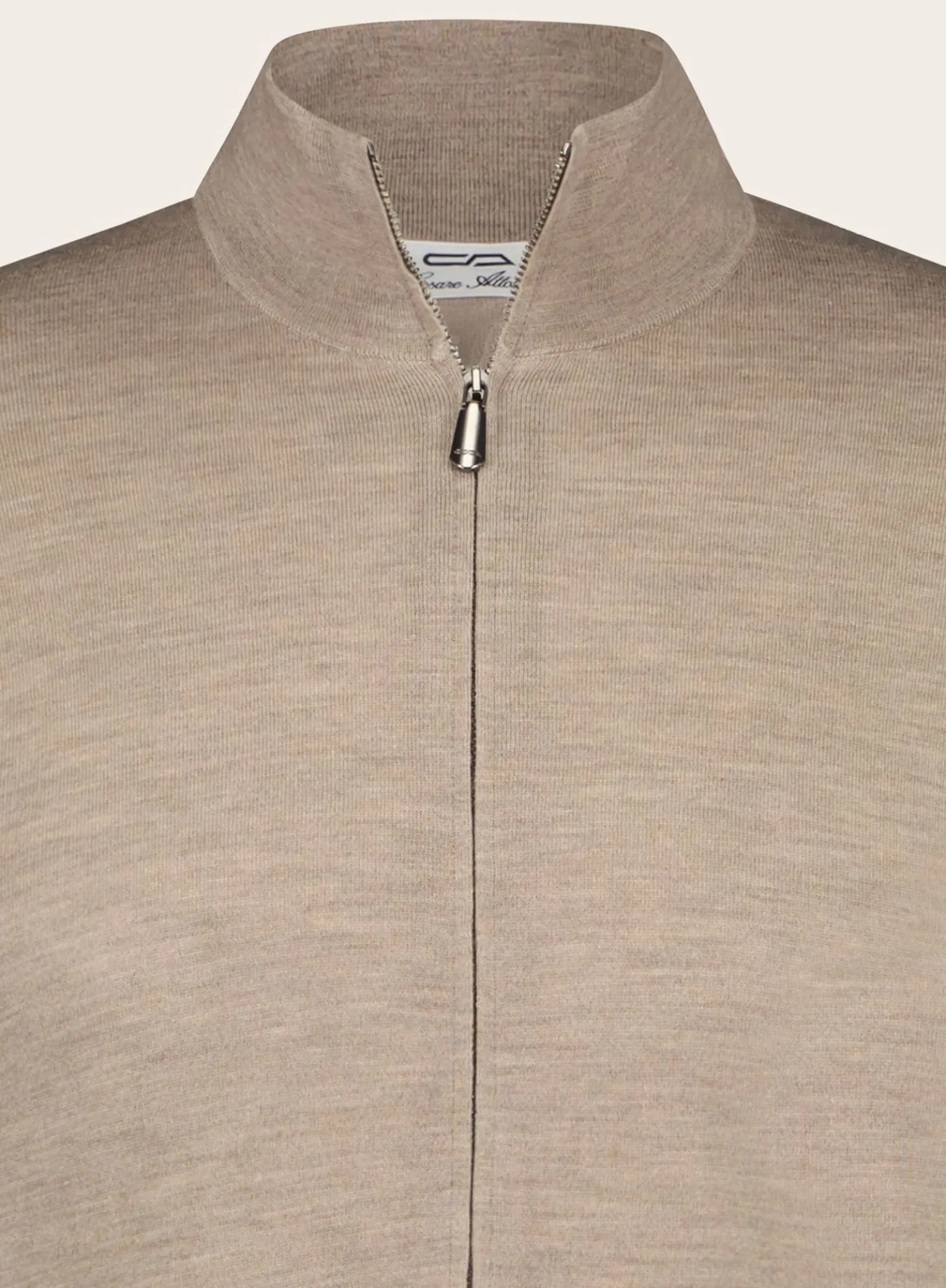 Cashmere-Zijden Ritsvest