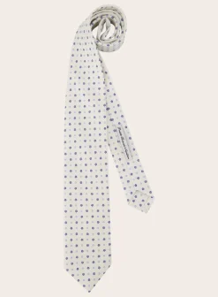 Classic Stropdas Met Print Van Zijde
