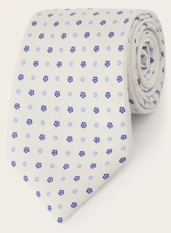 Classic Stropdas Met Print Van Zijde