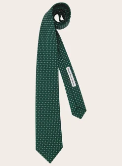 Classic Stropdas Met Print Van Zijde
