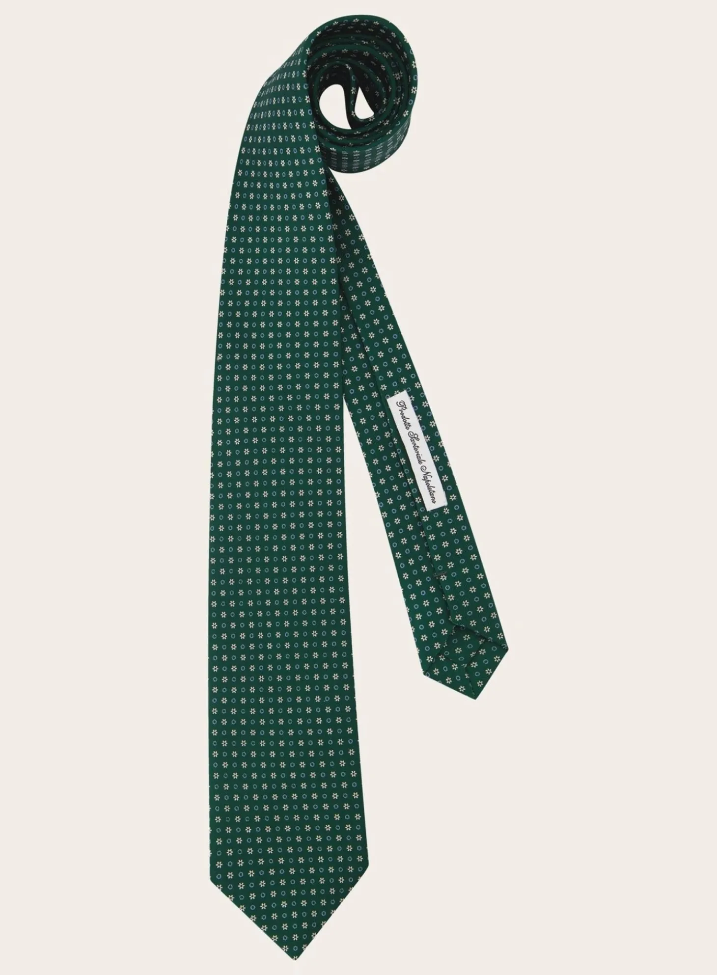 Classic Stropdas Met Print Van Zijde