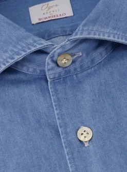 Denim Shirt Van Katoen