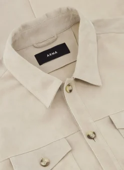 Dex Overshirt Van Suede