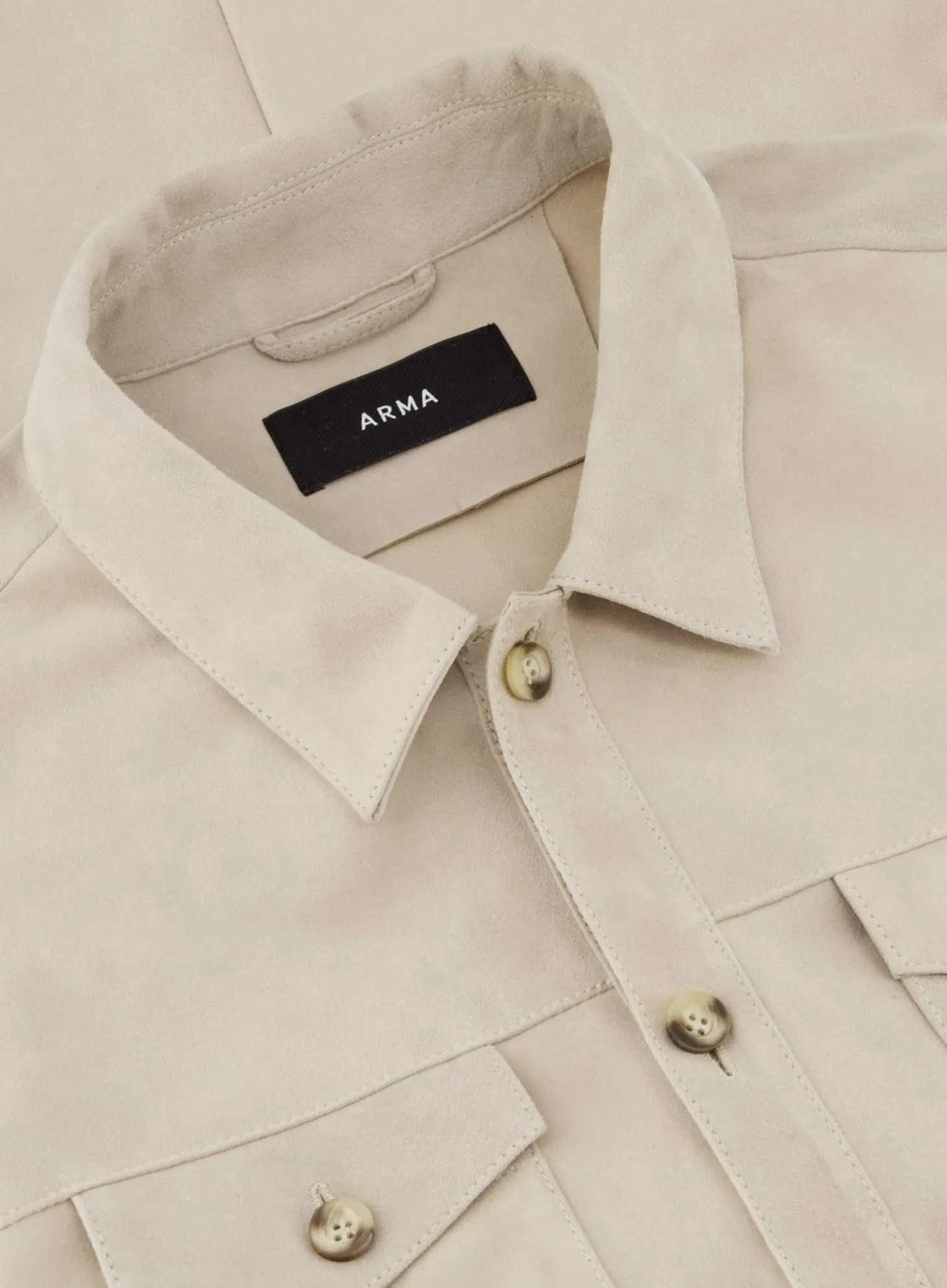 Dex Overshirt Van Suede