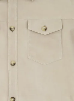 Dex Overshirt Van Suede