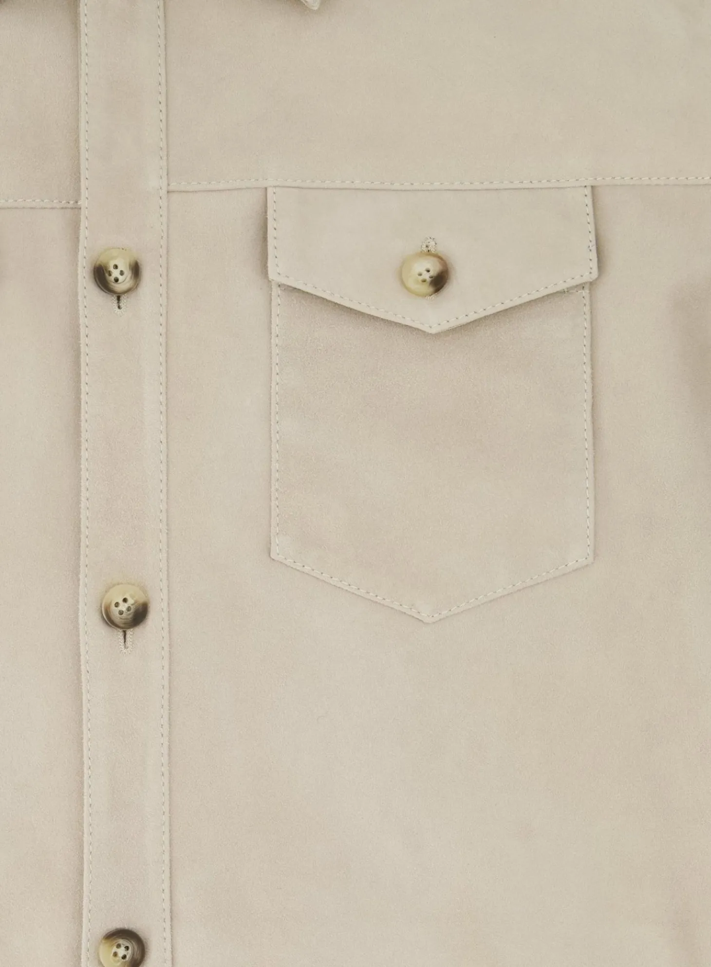 Dex Overshirt Van Suede