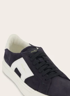 Double Buckle Sneakers Van Suede