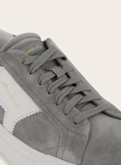 Double Buckle Sneakers Van Suede