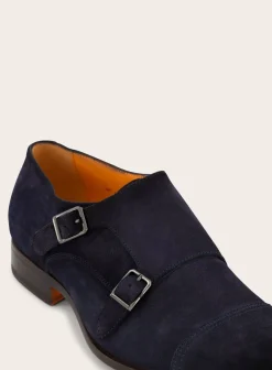 Dubbele Gespschoenen Van Suede