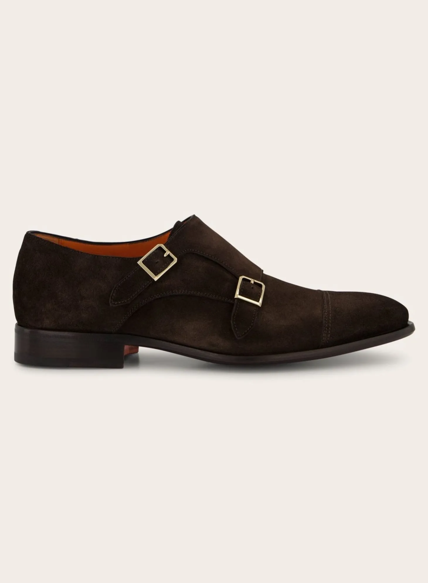 Dubbele Gespschoenen Van Suede