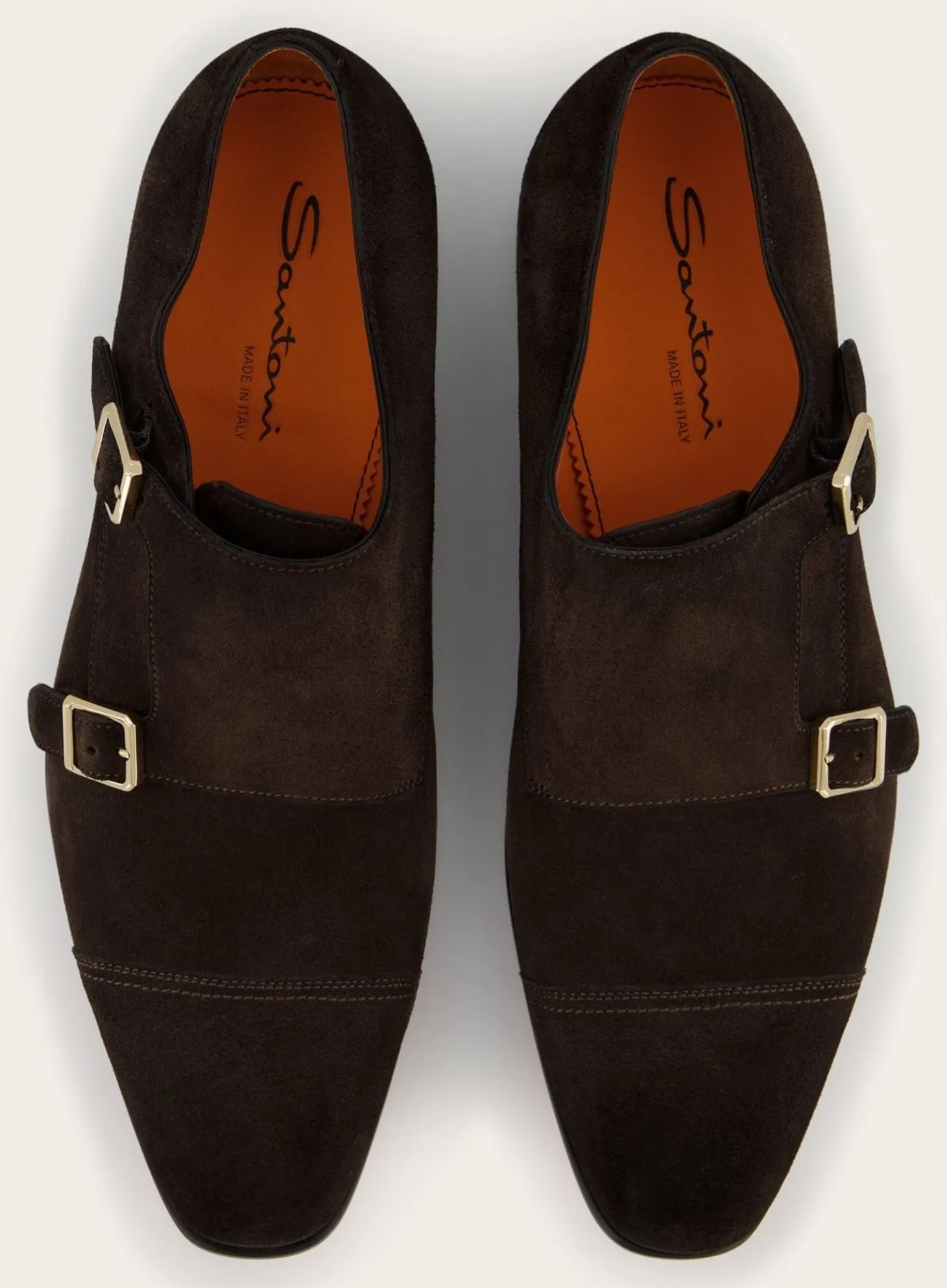 Dubbele Gespschoenen Van Suede