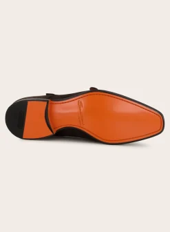 Dubbele Gespschoenen Van Suede