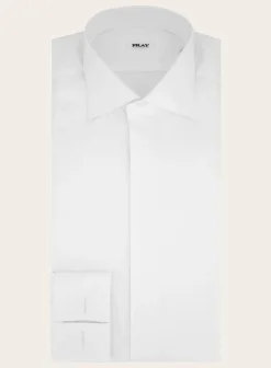 Dubbel Manchet Smokingshirt