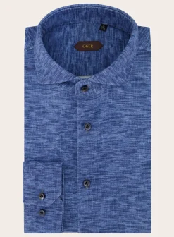 Gemeleerd Shirt Van Katoen