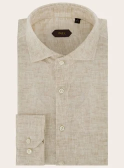 Gemeleerd Shirt Van Katoen