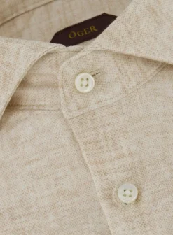 Gemeleerd Shirt Van Katoen