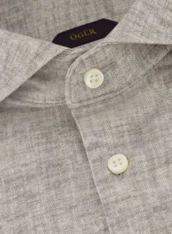 Gemeleerd Shirt Van Katoen