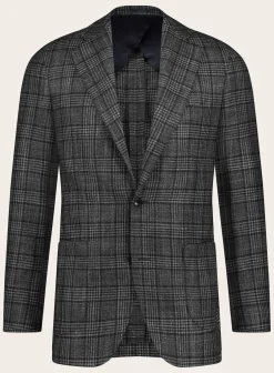 Geruit Jasje Van Wol En Cashmere