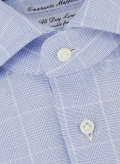 Geruit Kreukvrij Shirt Van Katoen