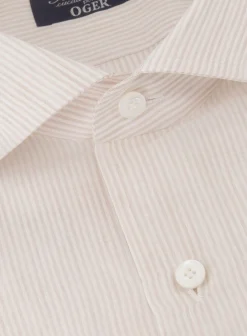 Gestreept Shirt Van Katoen En Linnen