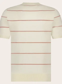 Gestreept T-Shirt Van Katoen En Cashmere