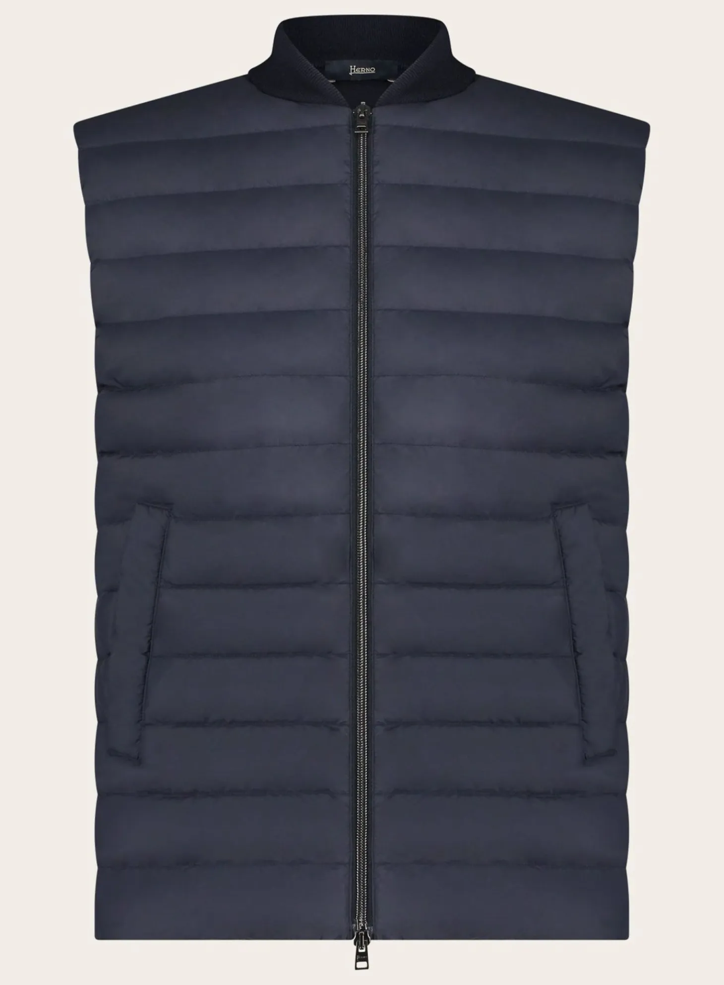 Gewatteerde Bodywarmer Van Wol En Zijde