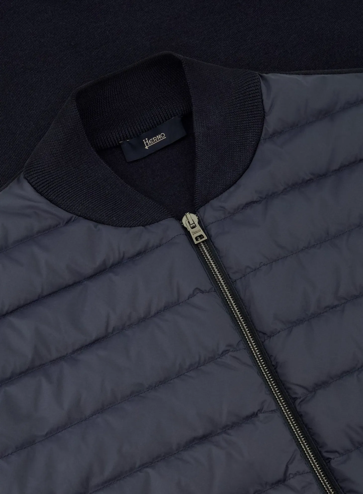 Gewatteerde Bodywarmer Van Wol En Zijde