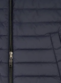 Gewatteerde Bodywarmer Van Wol En Zijde