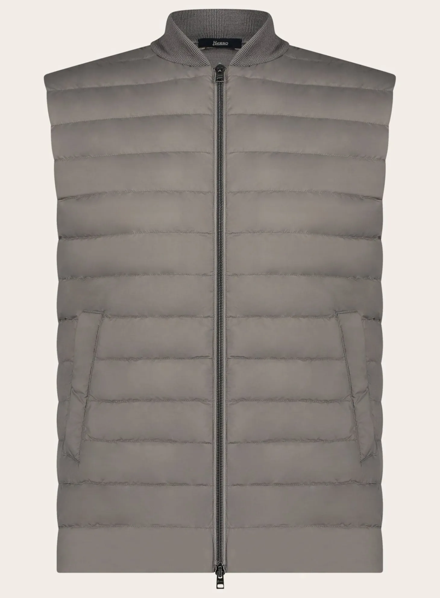 Gewatteerde Bodywarmer Van Wol En Zijde