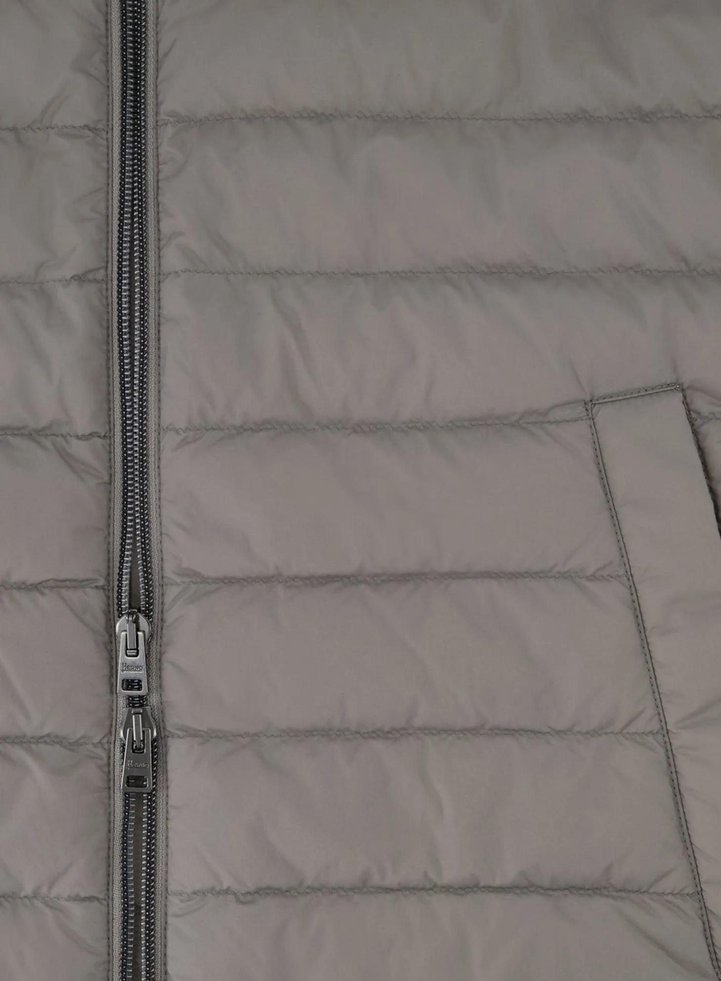 Gewatteerde Bodywarmer Van Wol En Zijde