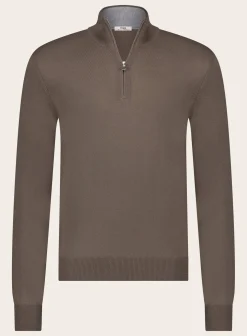 Half-Zip Trui Van Wol