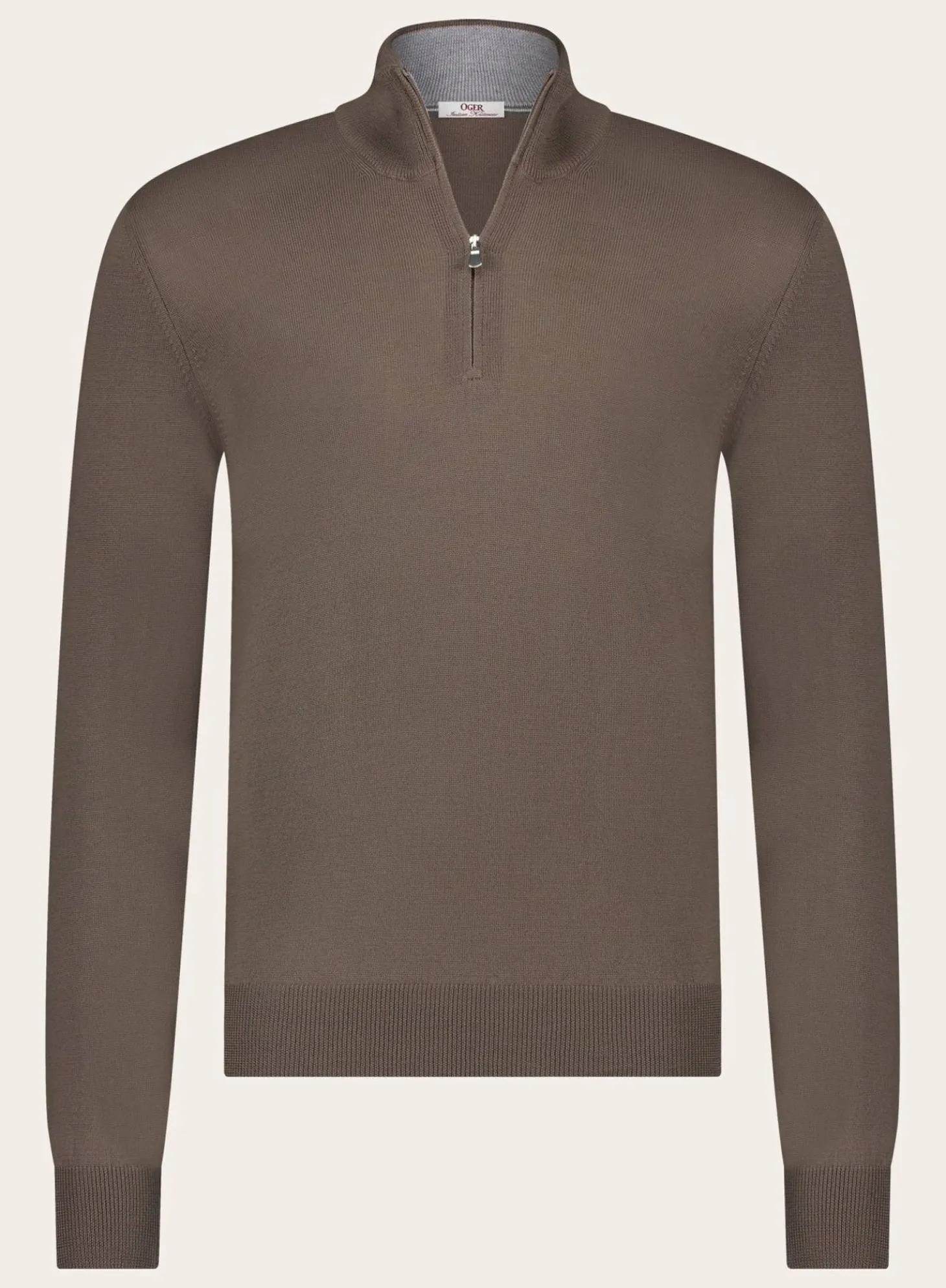 Half-Zip Trui Van Wol