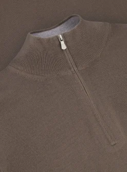 Half-Zip Trui Van Wol