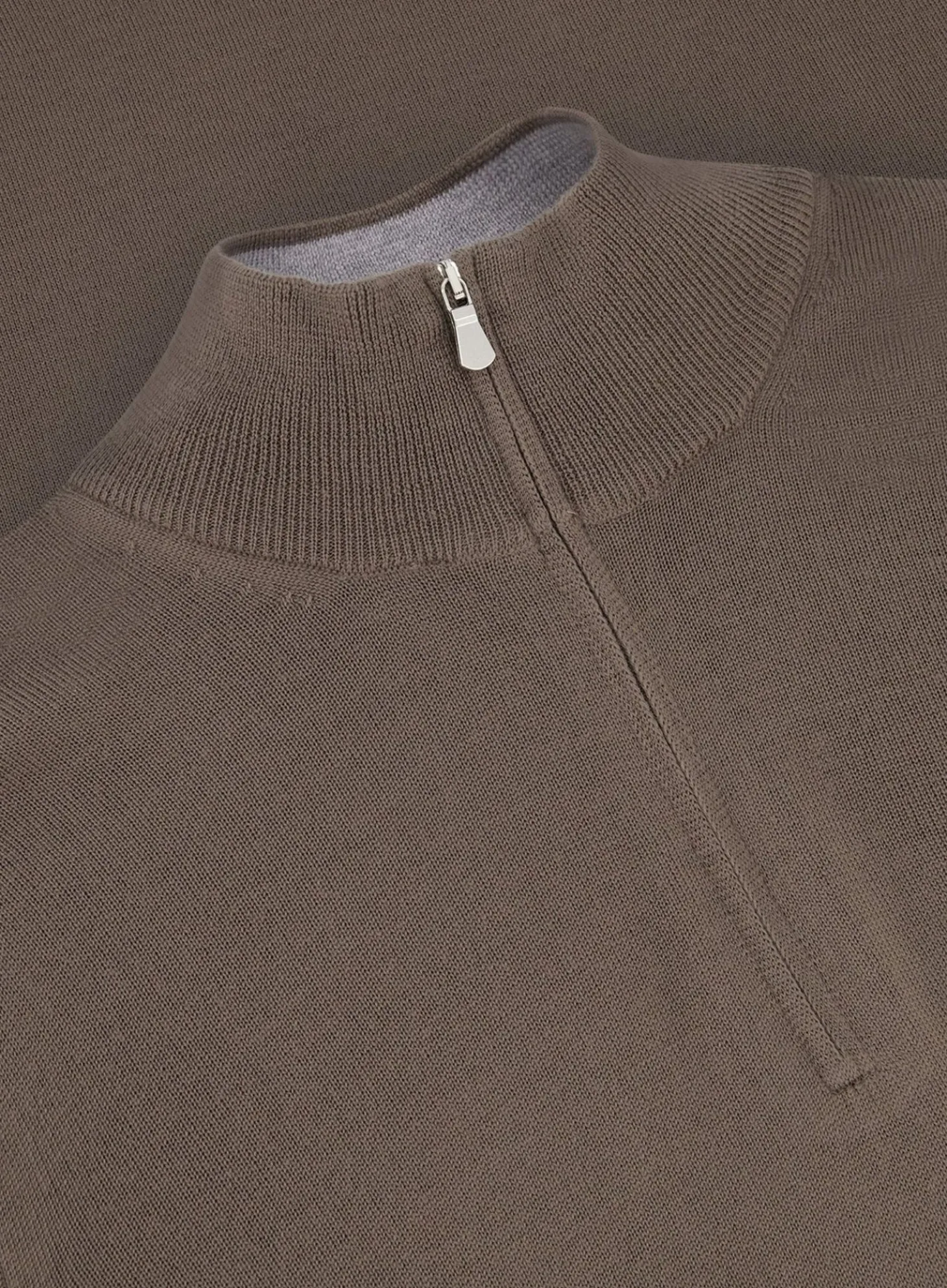 Half-Zip Trui Van Wol