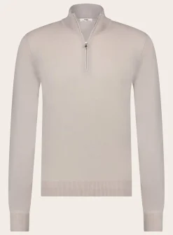 Half-Zip Trui Van Wol