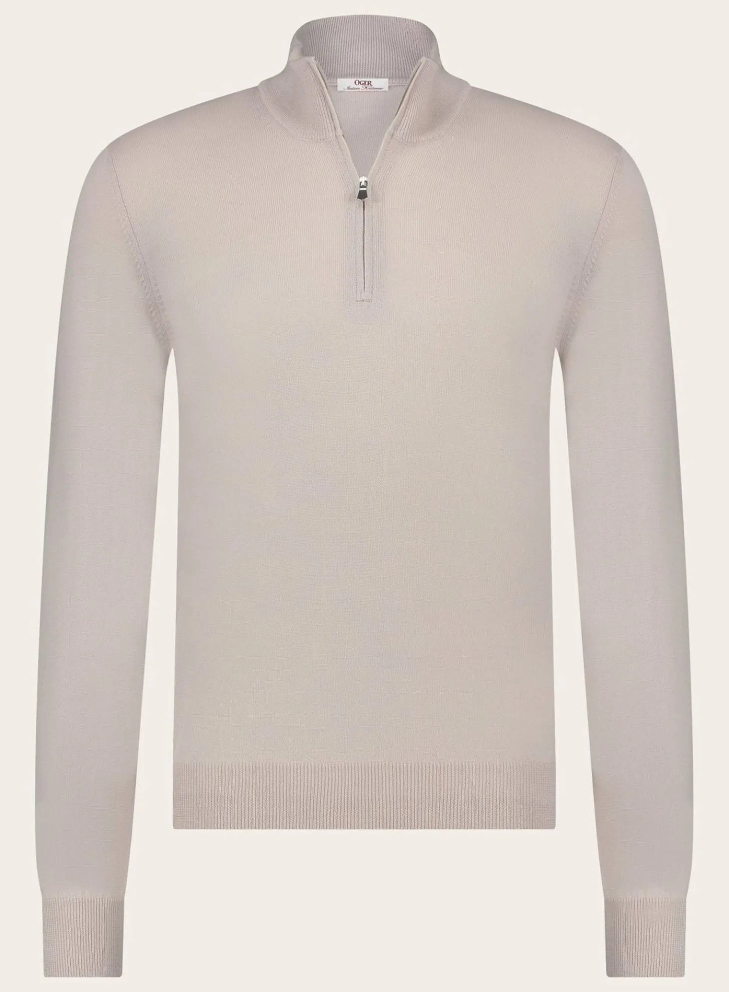Half-Zip Trui Van Wol