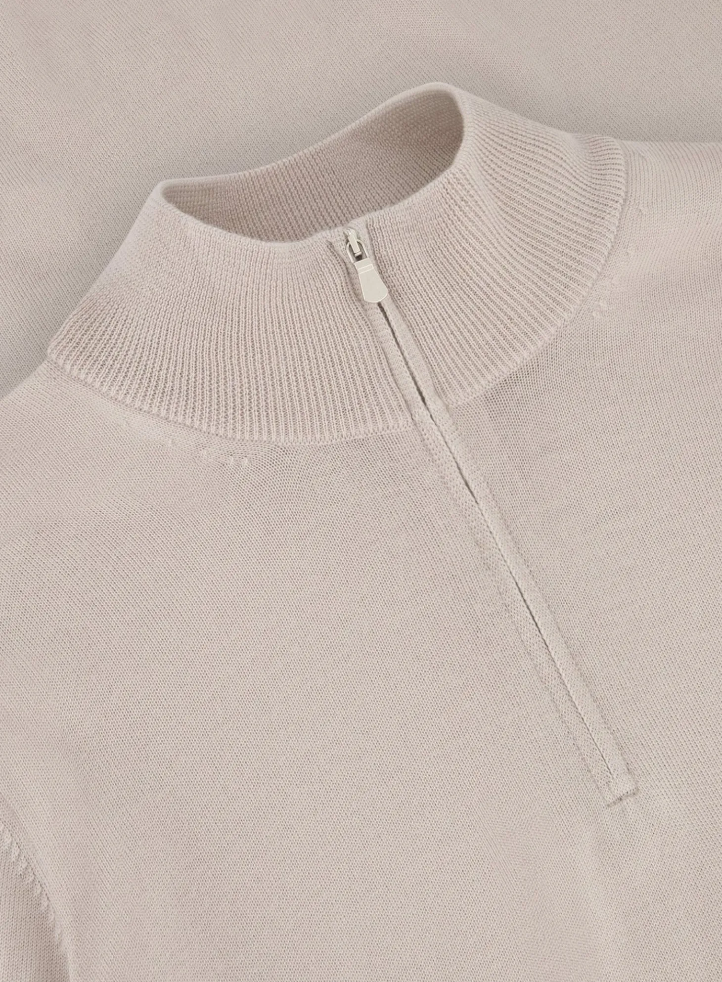 Half-Zip Trui Van Wol