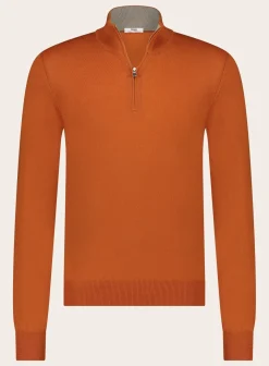 Half-Zip Trui Van Wol