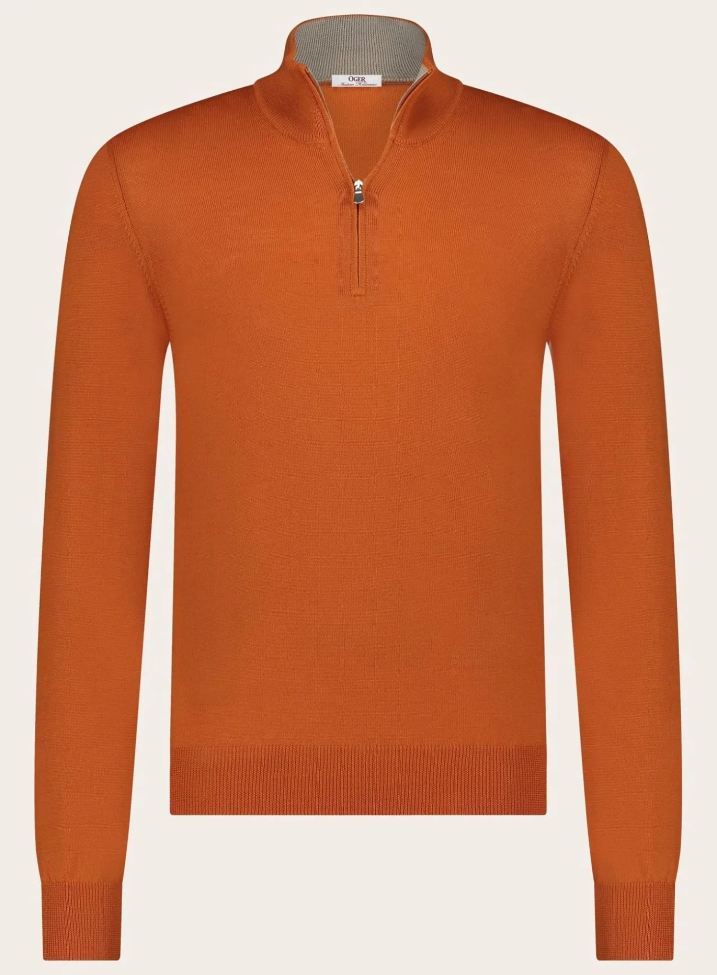 Half-Zip Trui Van Wol