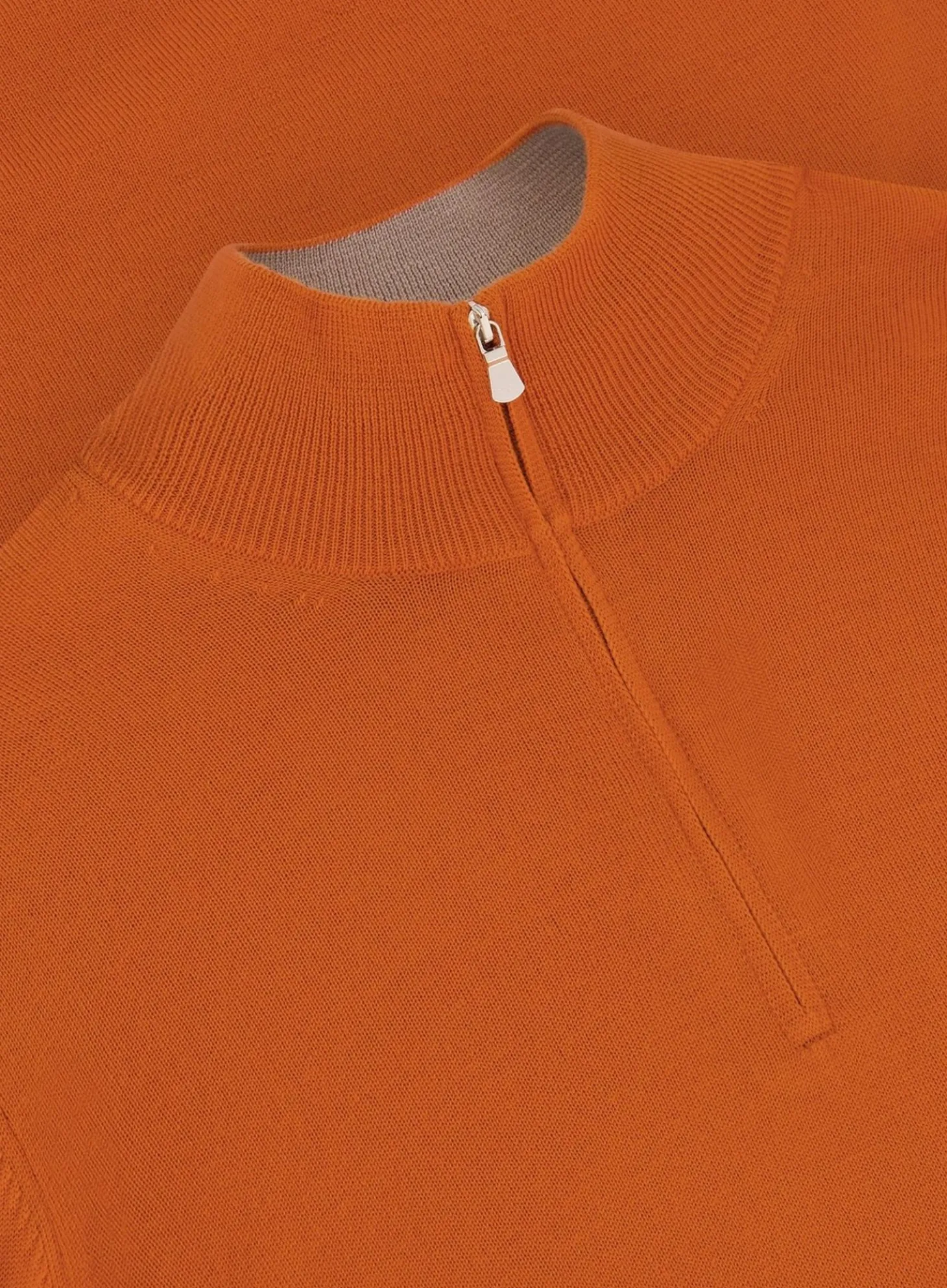 Half-Zip Trui Van Wol