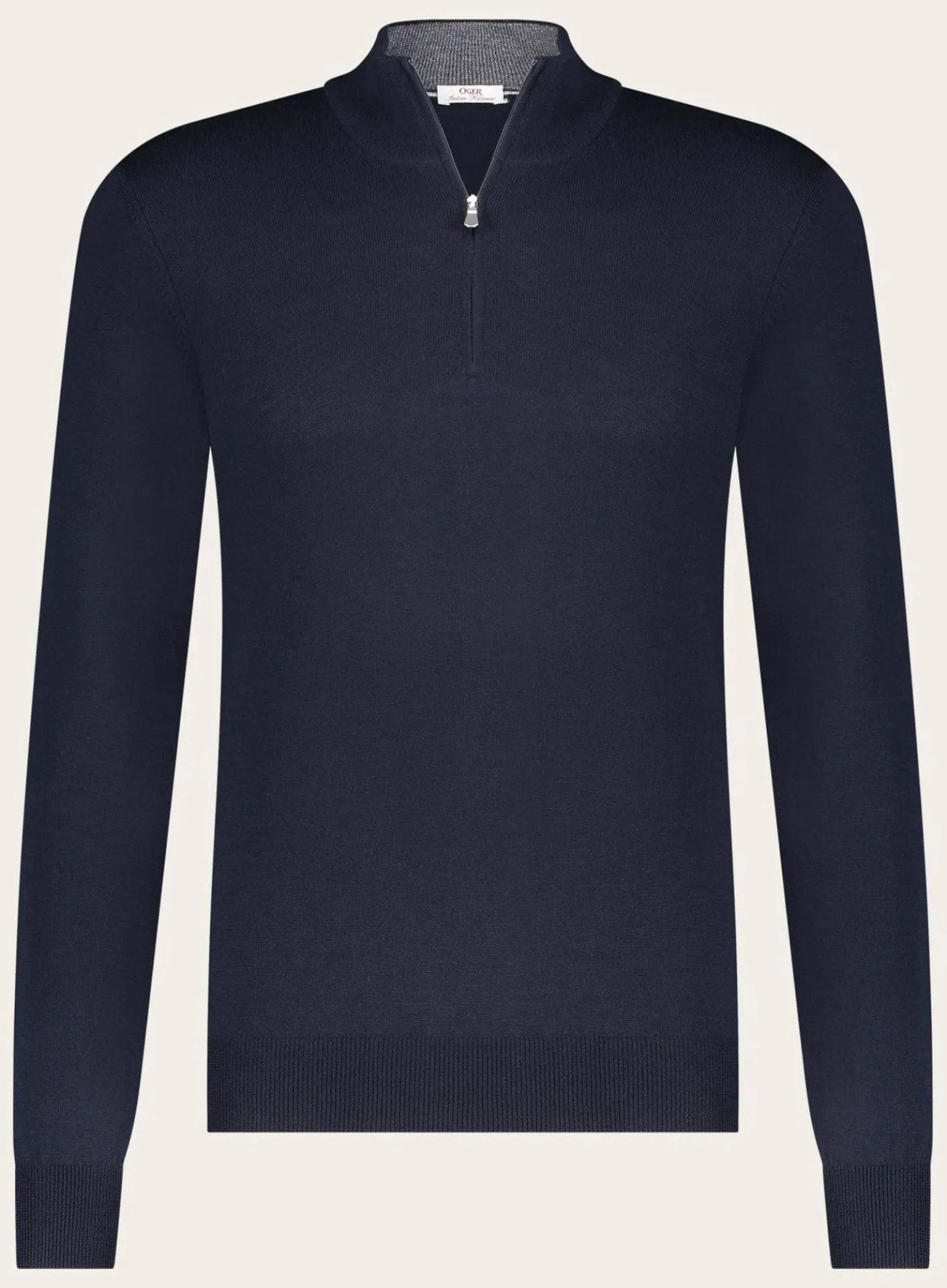 Half-Zip Trui Van Wol
