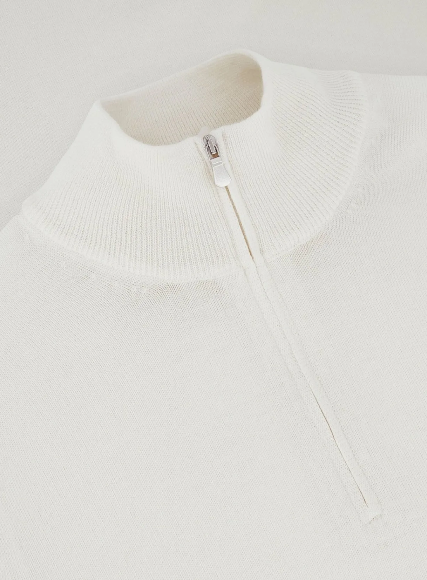 Half-Zip Trui Van Wol