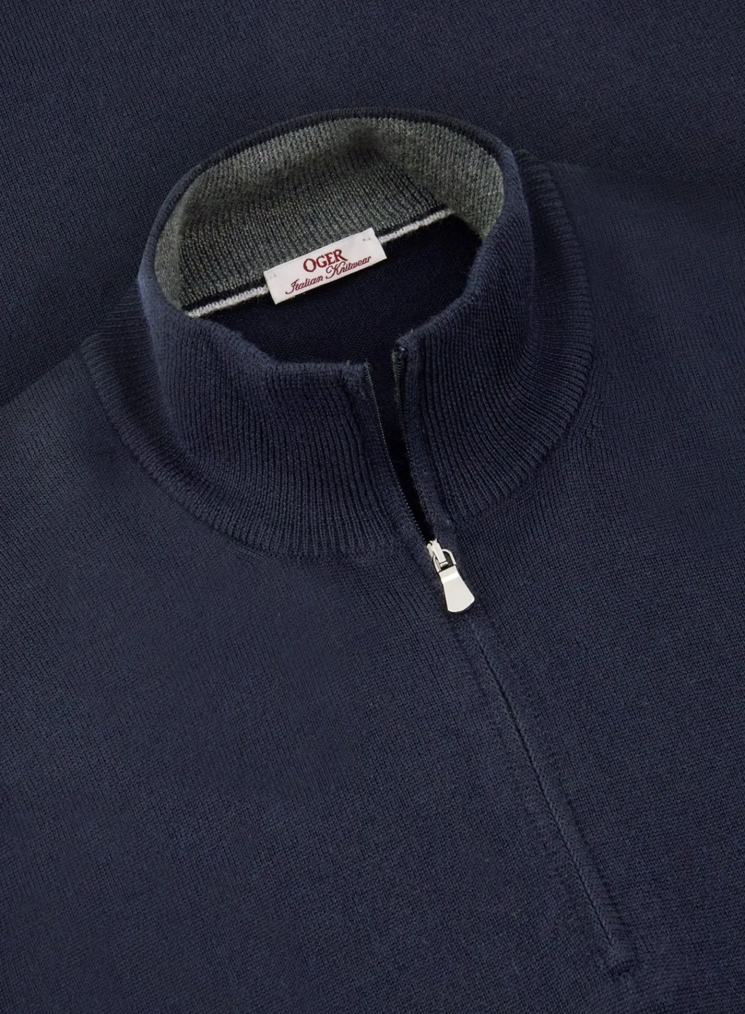 Half-Zip Trui Van Wol