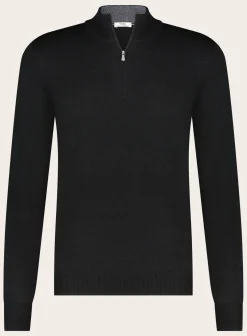 Half-Zip Trui Van Wol